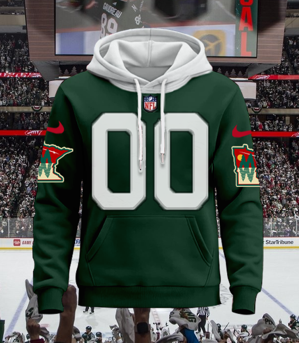 LIMITED EDITION - NEW CUSTOMIZED NHL13 MNW MINNESOTA WILD UNISEX T-SHIRT, POLO, HOODIE & JACKETS