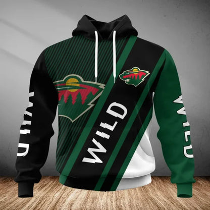 LIMITED EDITION - NEW CUSTOMIZED NHL13 MINNESOTA WILD T-SHIRT, SWEATSHIRT, HOODIE & ZIP HOODIE