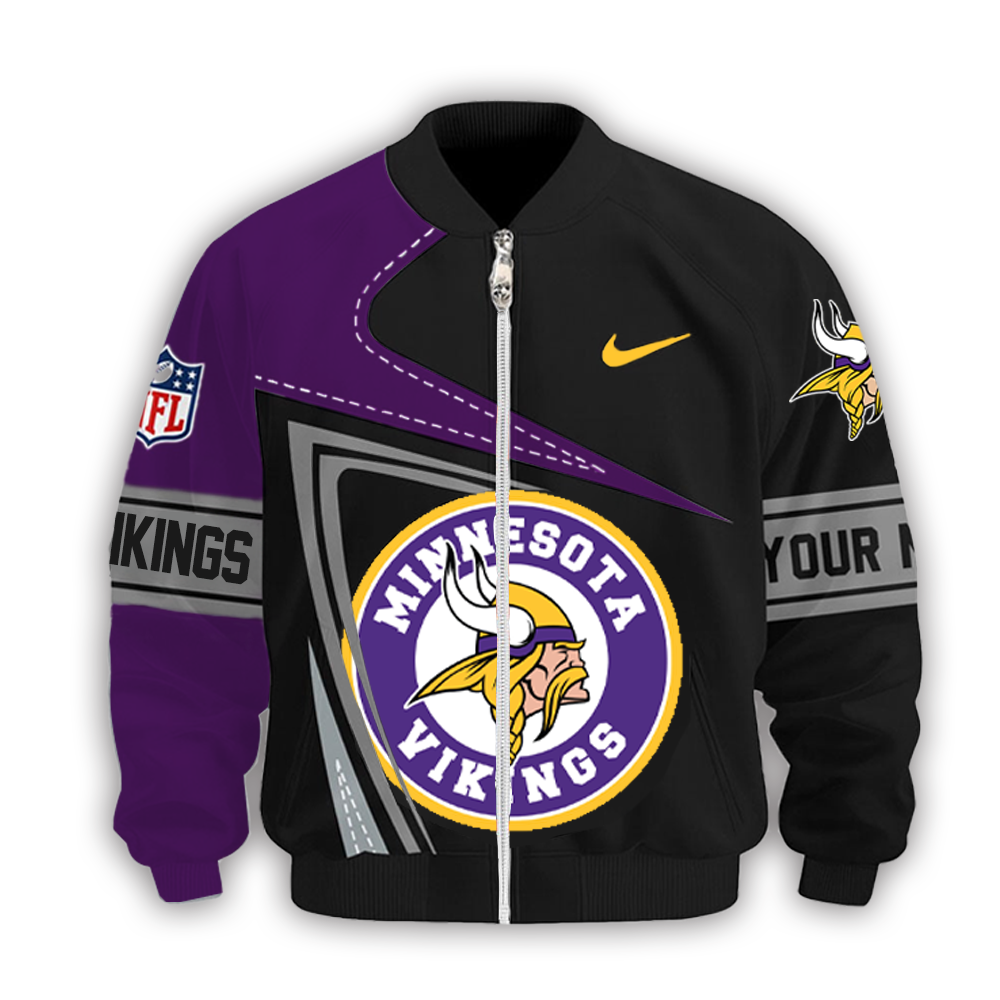 LIMITED EDITION - NEW CUSTOMIZED NFL05 MVK MINNESOTA VIKINGS UNISEX T-SHIRT, POLO, HOODIE & JACKETS