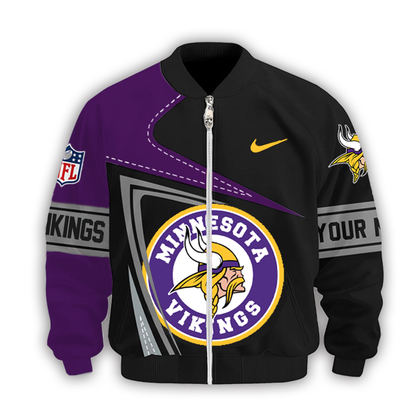 LIMITED EDITION - NEW CUSTOMIZED NFL05 MVK MINNESOTA VIKINGS UNISEX T-SHIRT, POLO, HOODIE & JACKETS