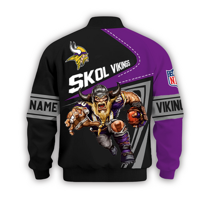 LIMITED EDITION - NEW CUSTOMIZED NFL05 MVK MINNESOTA VIKINGS UNISEX T-SHIRT, POLO, HOODIE & JACKETS