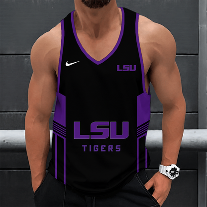 [FAN FAVORITE] NEW CUSTOMIZED NCAA MAM13 LST LSU TIGERS STRAPPY UNISEX TANK TOP