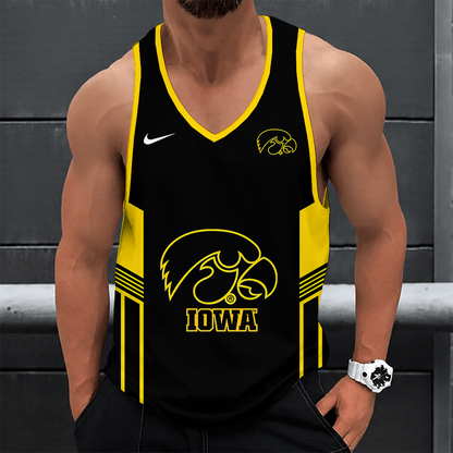 [FAN FAVORITE] NEW CUSTOMIZED NCAA MAM16 IWH IOWA HAWKEYES STRAPPY UNISEX TANK TOP
