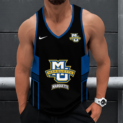 [FAN FAVORITE] NEW CUSTOMIZED NCAA MAM17 MGE MARQUETTE GOLDEN EAGLES STRAPPY UNISEX TANK TOP