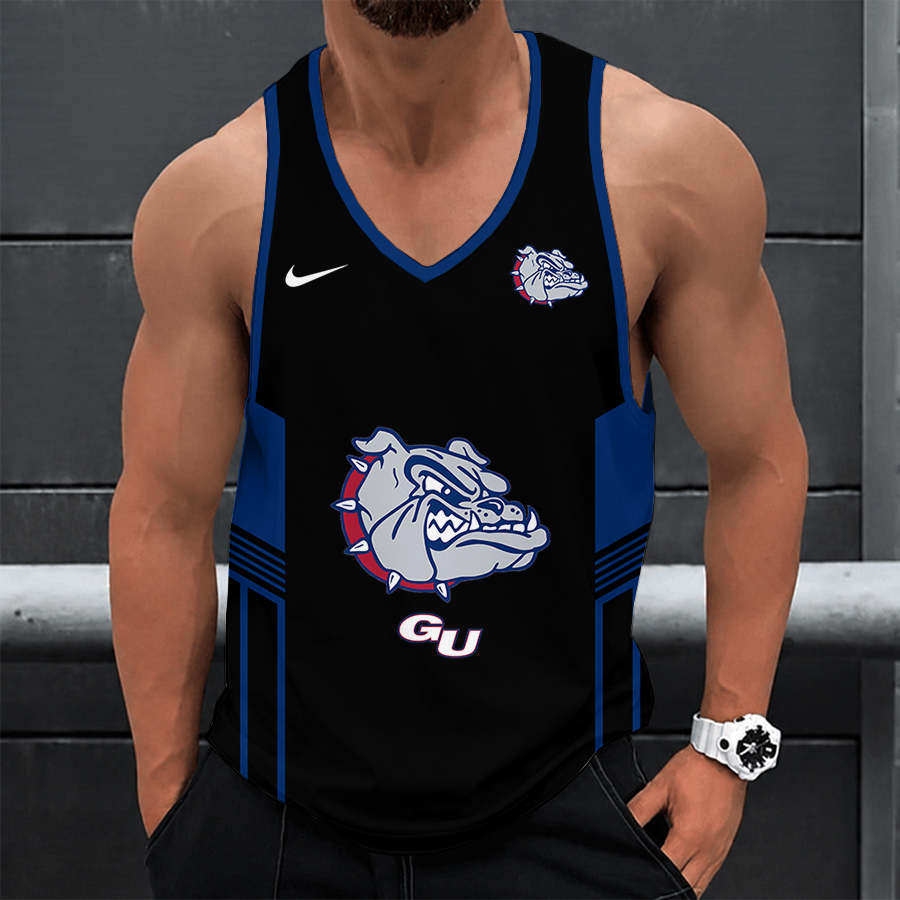 [FAN FAVORITE] NEW CUSTOMIZED NCAA MAM27 GOB GONZAGA BULLDOGS STRAPPY UNISEX TANK TOP
