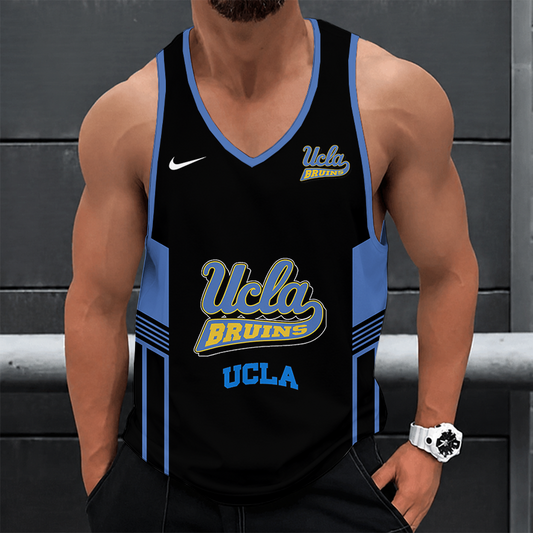 [FAN FAVORITE] NEW CUSTOMIZED NCAA MAM04 UCB UCLA BRUINS STRAPPY UNISEX TANK TOP