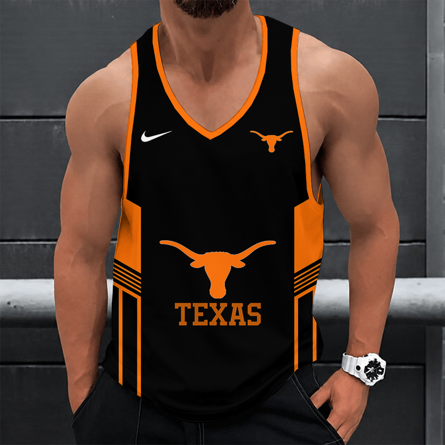 [FAN FAVORITE] NEW CUSTOMIZED NCAA MAM08 TXL TEXAS LONGHORNS STRAPPY UNISEX TANK TOP