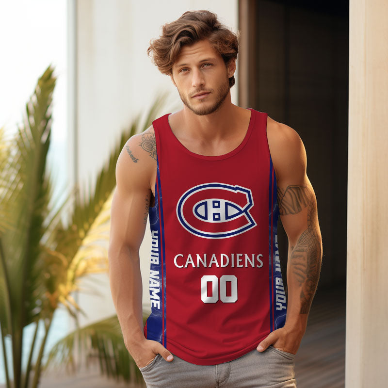 LIMITED EDITION - NEW CUSTOMIZED NHL11 MCD MONTREAL CANADIENS UNISEX TANK TOP