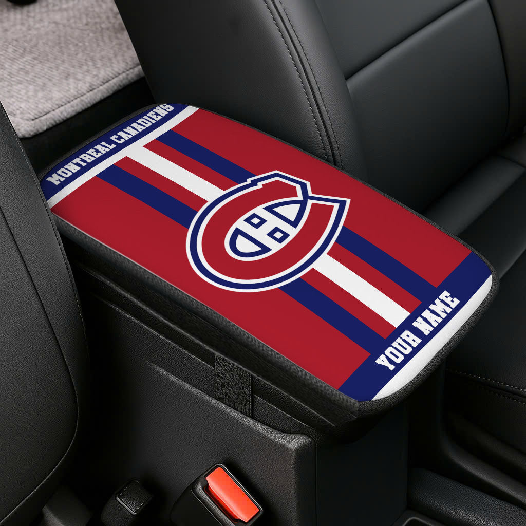LIMITED EDITION - NEW CUSTOMIZED NHL11 MCD MONTREAL CANADIENS CAR ARMREST PAD COVER