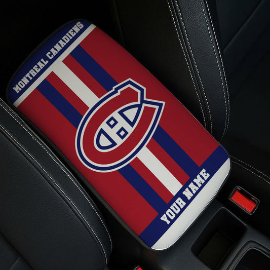 LIMITED EDITION - NEW CUSTOMIZED NHL11 MCD MONTREAL CANADIENS CAR ARMREST PAD COVER