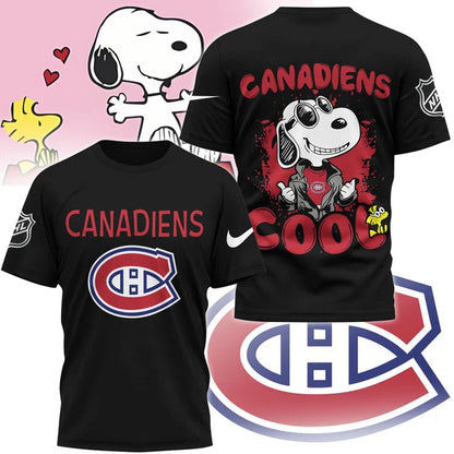 LIMITED EDITION - NEW CUSTOMIZED NHL11 MCD MONTREAL CANADIENS X SNOOPY T-SHIRT, SWEATSHIRT, HOODIE & ZIP HOODIE