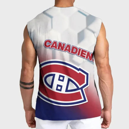 LIMITED EDITION - NEW CUSTOMIZED NHL11 MCD MONTREAL CANADIENS TANK TOP & GYM SHIRT