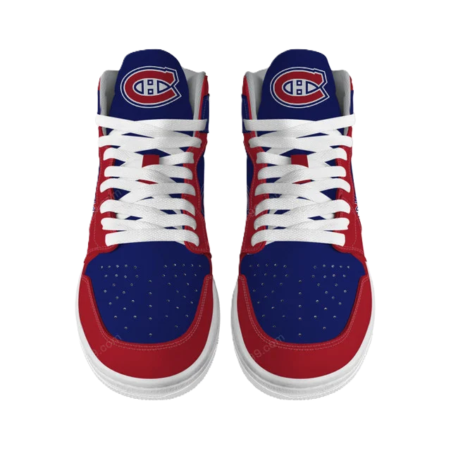 LIMITED EDITION - NEW CUSTOMIZED NHL11 MT CANADIENS AIR JORDAN SNEAKERS