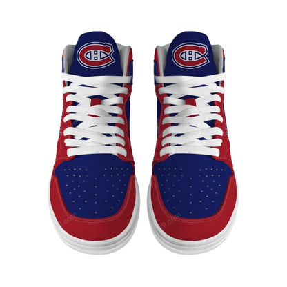 LIMITED EDITION - NEW CUSTOMIZED NHL11 MT CANADIENS AIR JORDAN SNEAKERS