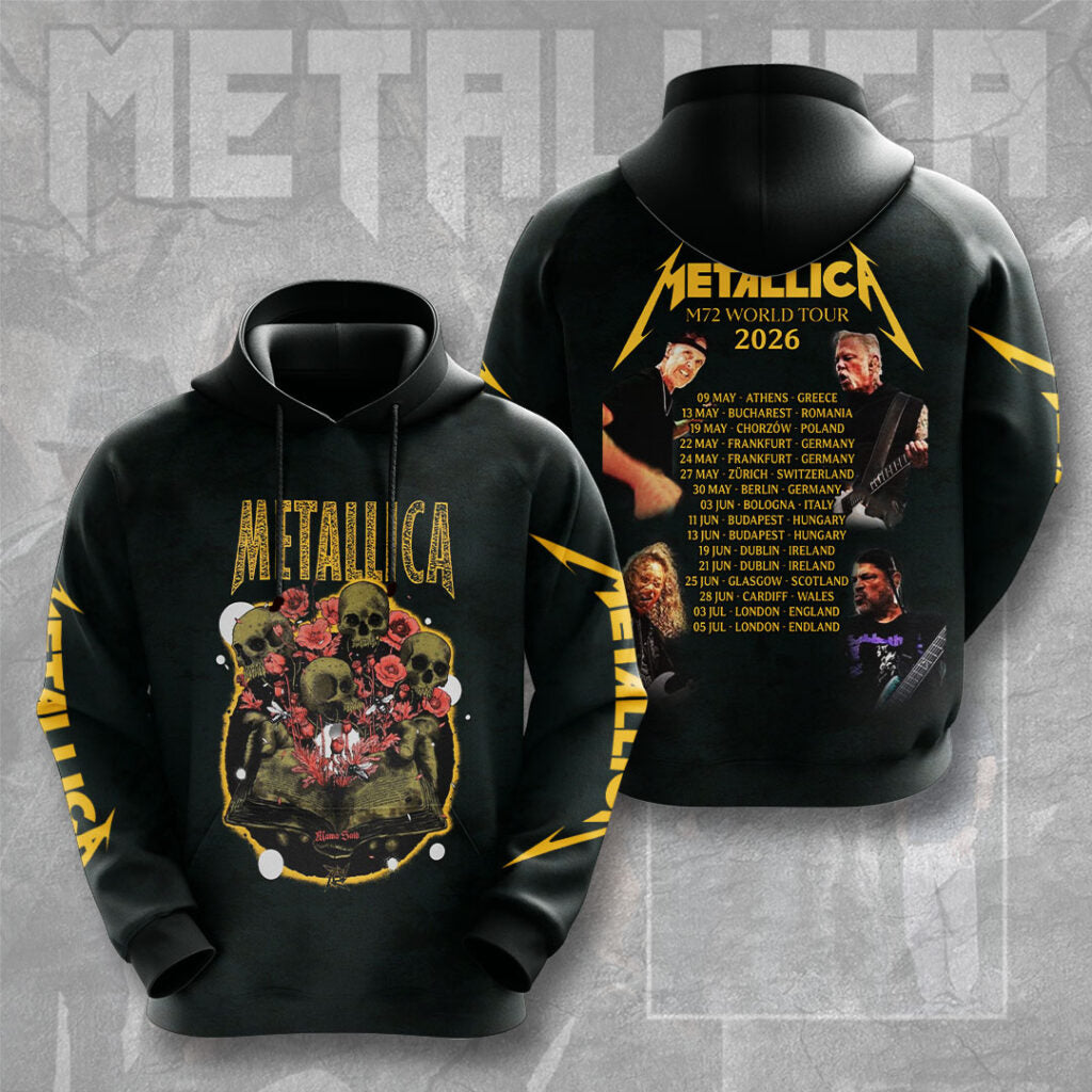 NEW PREMIUM METALLICA UNISEX T-SHIRT, POLO, HOODIE & JACKETS 2026