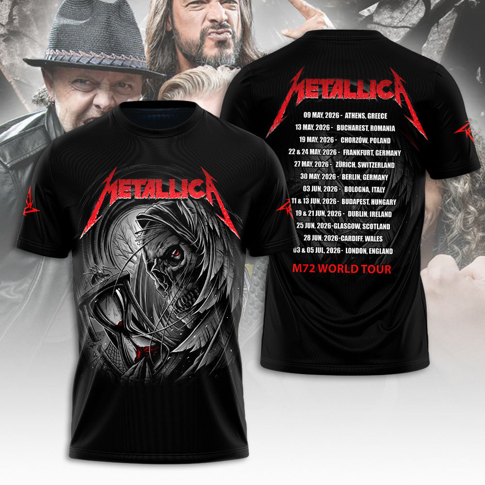 NEW PREMIUM METALLICA UNISEX T-SHIRT, POLO, HOODIE & JACKETS 2026