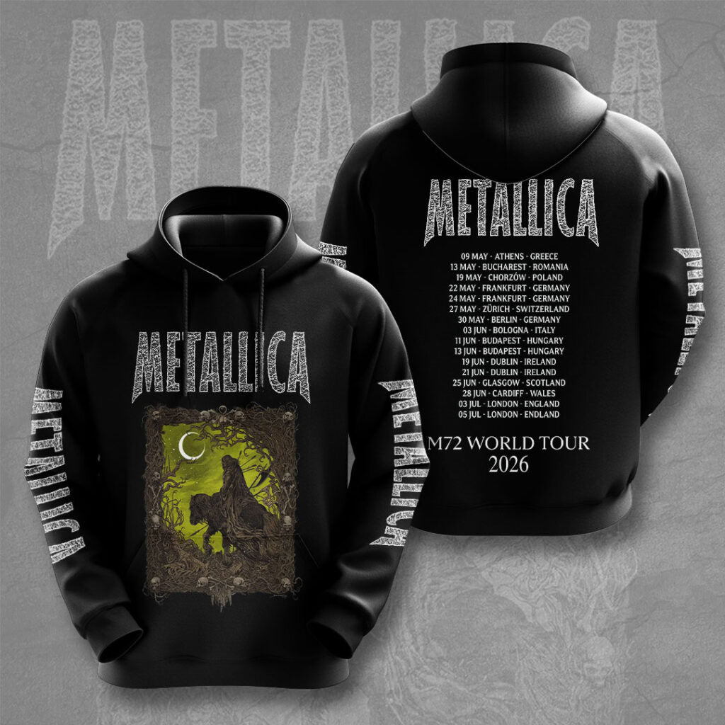 NEW PREMIUM METALLICA UNISEX T-SHIRT, POLO, HOODIE & JACKETS 2026