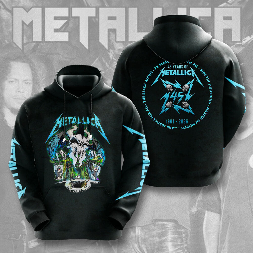 NEW PREMIUM METALLICA UNISEX T-SHIRT, POLO, HOODIE & JACKETS 2026
