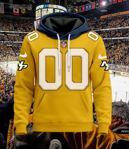 LIMITED EDITION - NEW CUSTOMIZED NHL31 NVP NASHVILLE PREDATORS UNISEX T-SHIRT, POLO, HOODIE & JACKETS