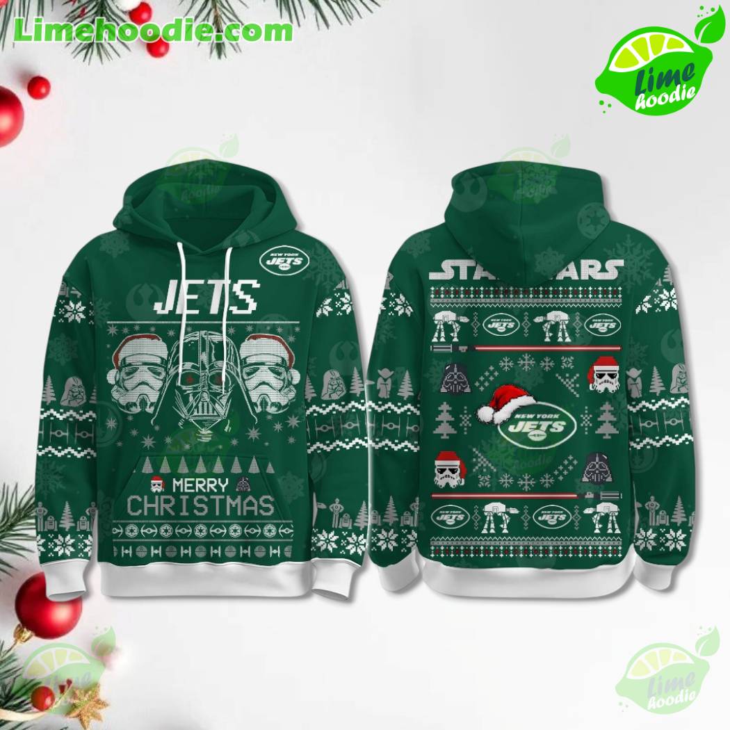 LIMITED EDITION - NEW CUSTOMIZED NFL25 NYJ NEW YORK JETS MERRY CHRISTMAS HOODIE, ZIP HOODIE, SWEATSHIRT