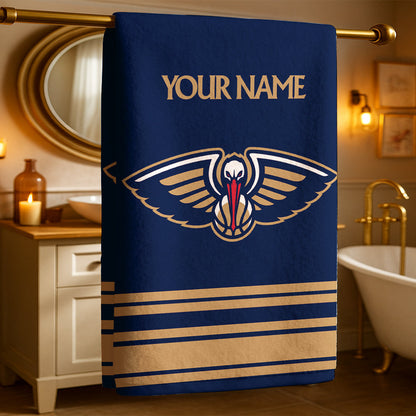 The Pels NBA Personalized Beach & Bath Towel