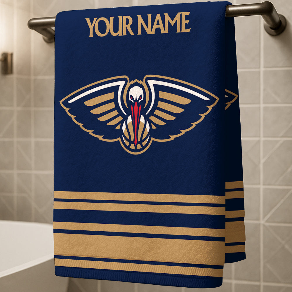 The Pels NBA Personalized Beach & Bath Towel