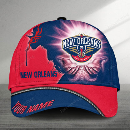 LIMITED EDITION - NEW CUSTOMIZED NBA30 NOP NEW ORLEANS PELICANS CLASSIC CAP