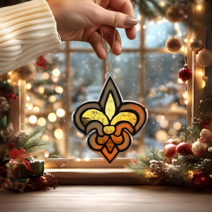 LIMITED EDITION - NEW CUSTOMIZED NFL24 NOS NEW ORLEANS SAINTS ACRYLIC ORNAMENT