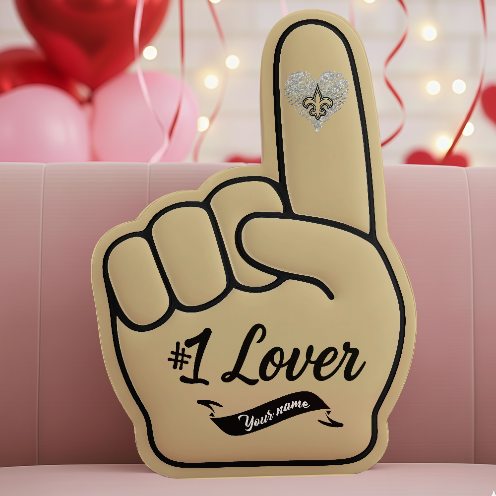 LIMITED EDITION - NEW CUSTOMIZED NFL 24 NOS NEW ORLEANS SAINTS 3D BODY PILLOW