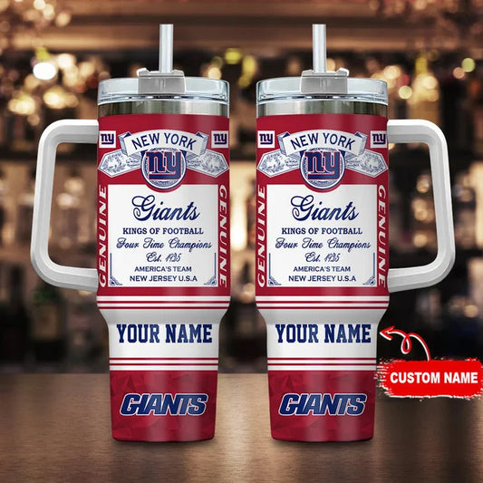 LIMITED EDITION - NEW CUSTOMIZED NFL32 NYG NEW YORK GIANTS TUMBLER CUP