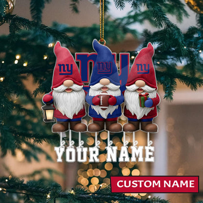 LIMITED EDITION - NEW CUSTOMIZED NFL32 NYG NEW YORK GIANTS ORNAMENT