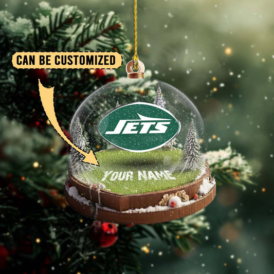 LIMITED EDITION - NEW CUSTOMIZED NFL25 NYJ NEW YORK JETS ACRYLIC ORNAMENT