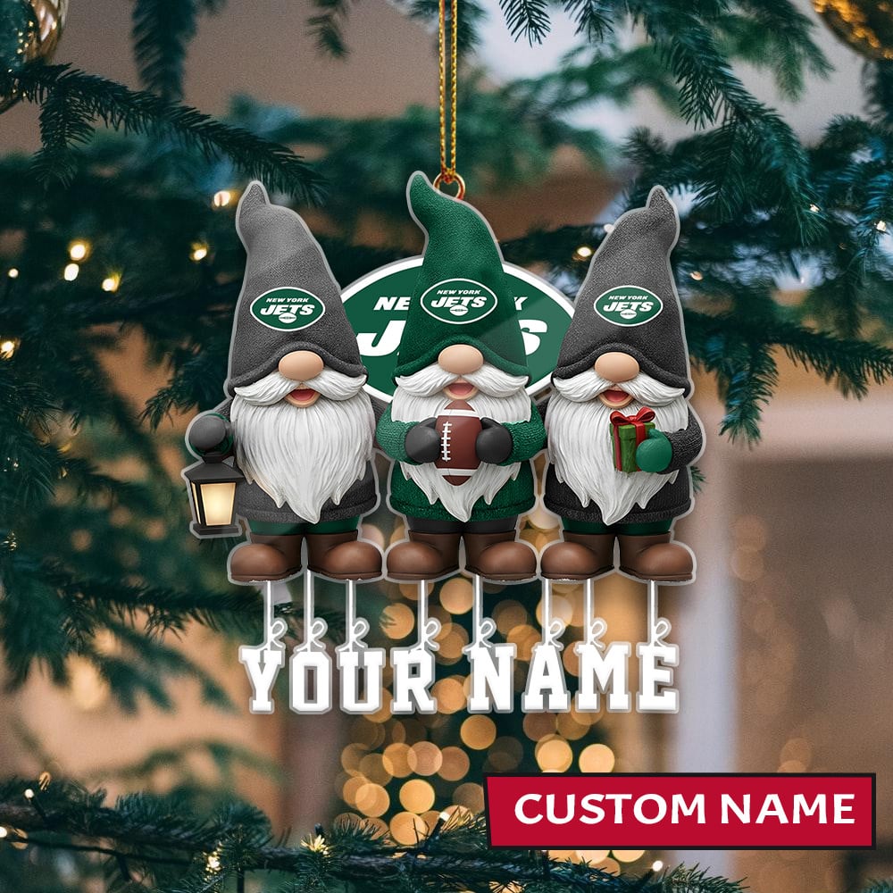 LIMITED EDITION - NEW CUSTOMIZED NFL25 NYJ NEW YORK JETS ORNAMENT