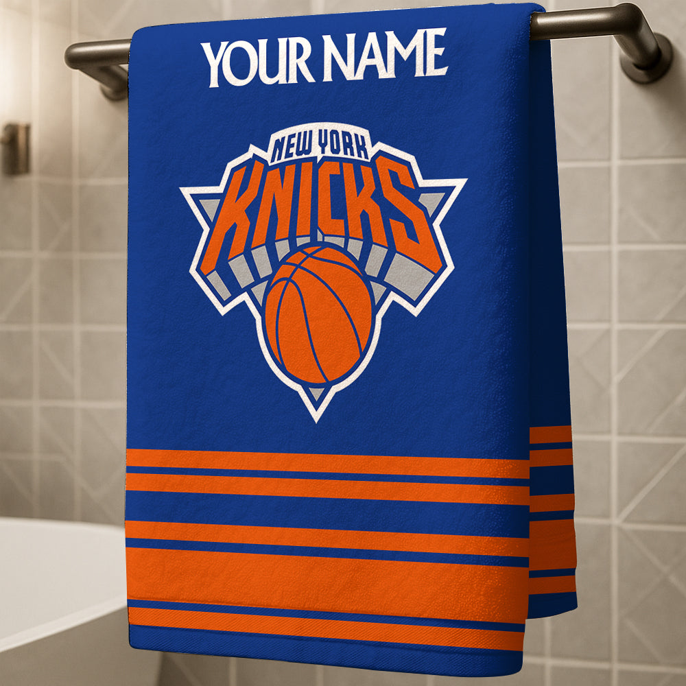 The Knicks NBA Personalized Beach & Bath Towel