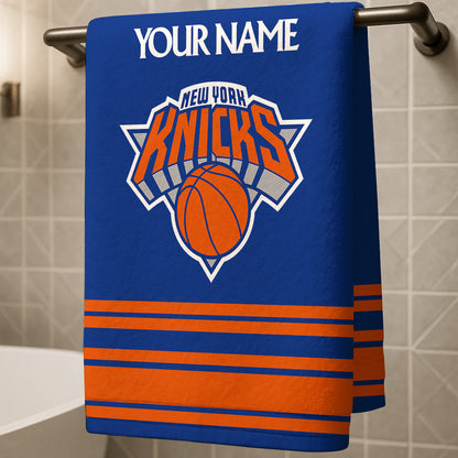 The Knicks NBA Personalized Beach & Bath Towel