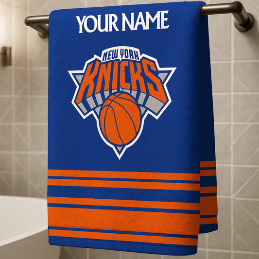 The Knicks NBA Personalized Beach & Bath Towel