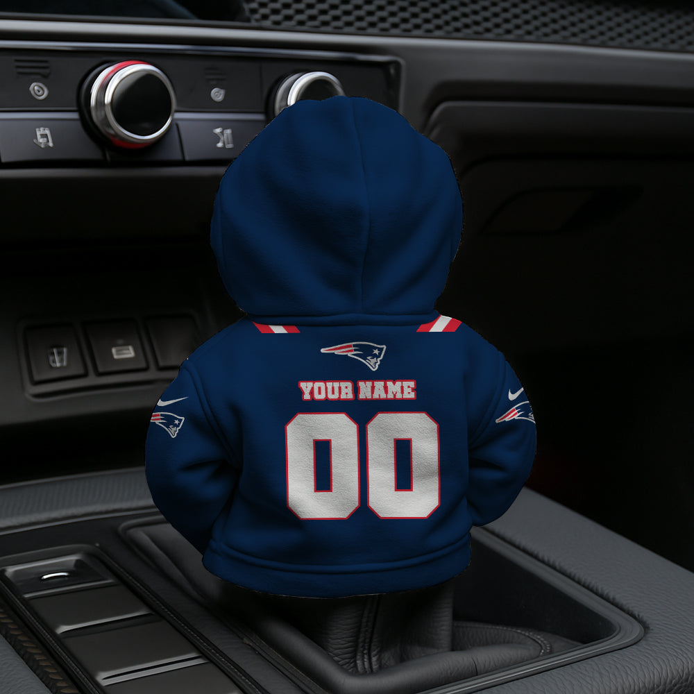 LIMITED EDITION - NEW CUSTOMIZED NFL27 NEP NEW ENGLAND PATRIOTS AUTOMOTIVE HOODIE SHIFT KNOB COVER