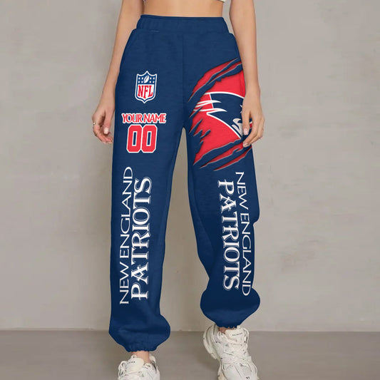 LIMITED EDITION - NEW PREMIUM NFL27 NEP NEW ENGLAND PATRIOTS UNISEX LONG PANTS