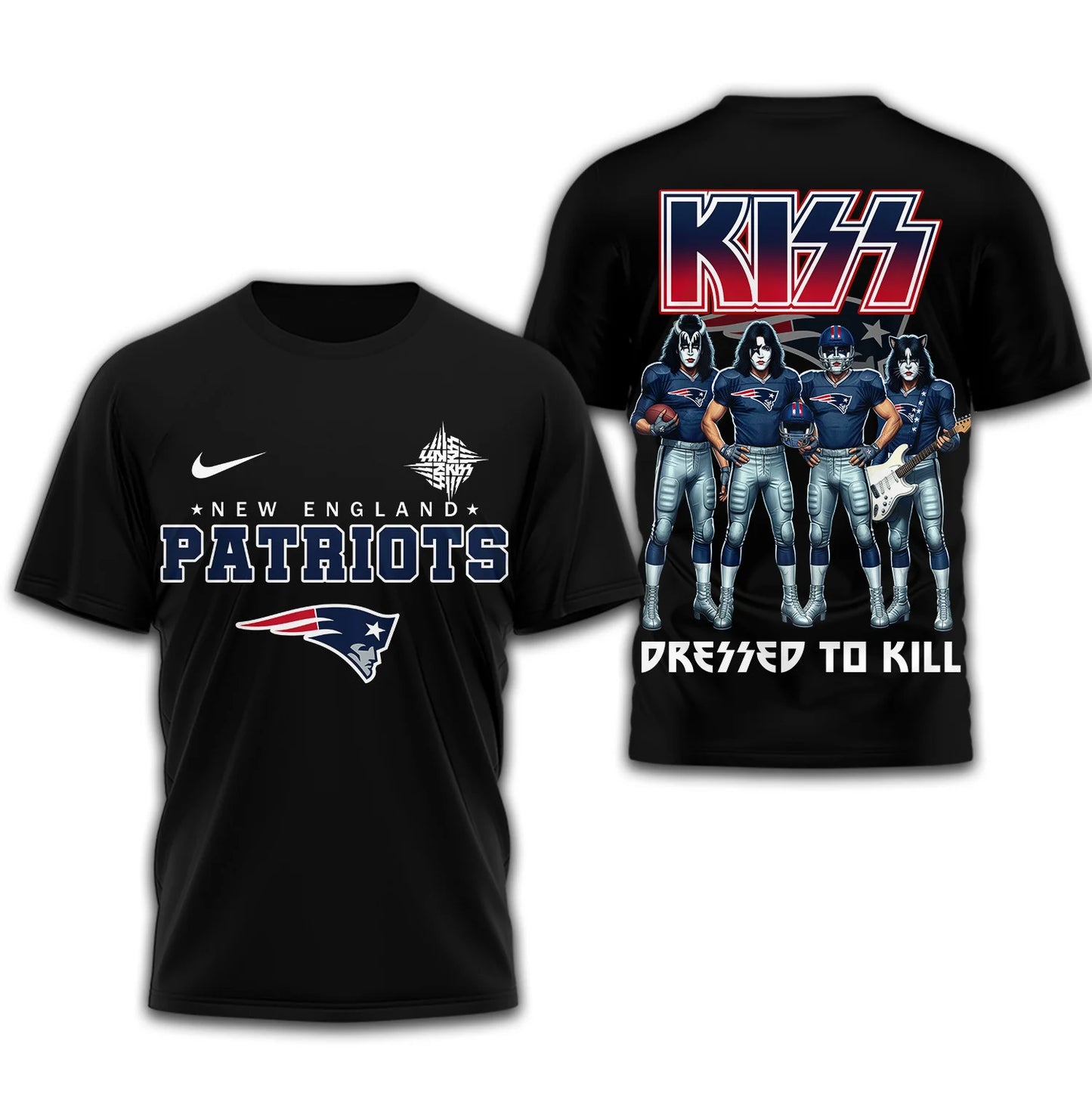 LIMITED EDITION - NEW CUSTOMIZED NFL27 NEP NEW ENGLAND PATRIOTS T-SHIRT | MULTIPLE COLORS AVAILABLE