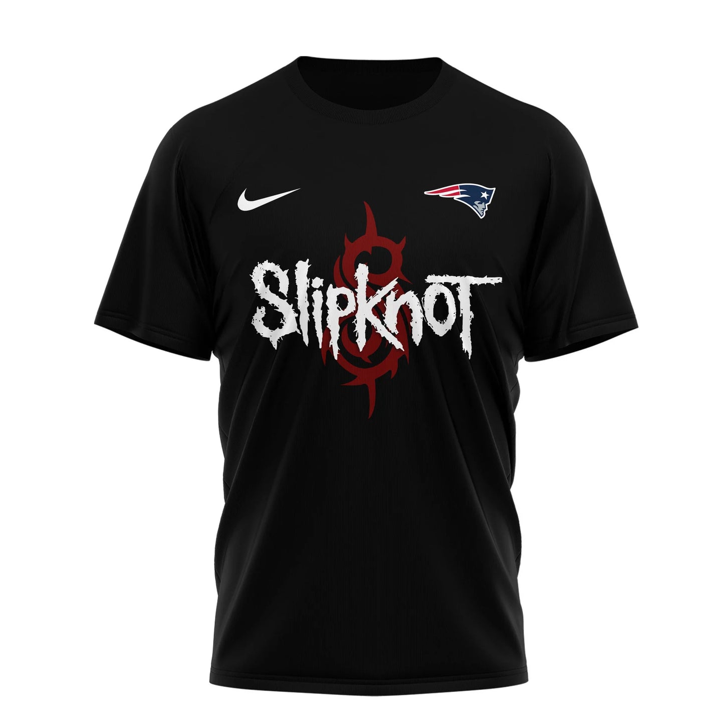 LIMITED EDITION - NEW CUSTOMIZED NFL27 NEP NEW ENGLAND PATRIOTS SLIPKNOT 3D SHIRT