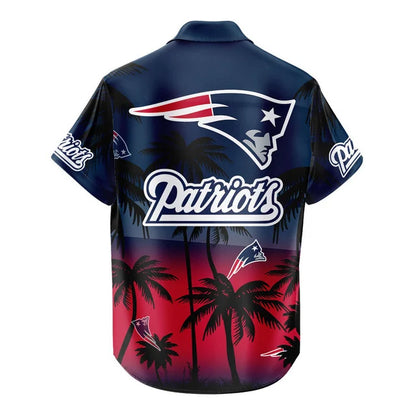 LIMITED EDITION - NEW CUSTOMIZED NFL27 NEP NEW ENGLAND PATRIOTS UNISEX HAWAIIAN SHIRT & SHORTS SET