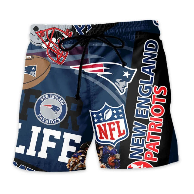 LIMITED EDITION - NEW CUSTOMIZED NFL27 NEP NEW ENGLAND PATRIOTS UNISEX HAWAIIAN SHIRT & SHORTS SET
