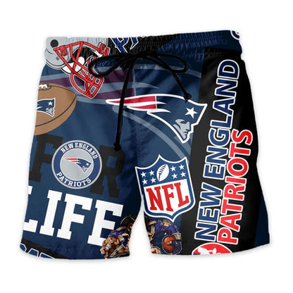 LIMITED EDITION - NEW CUSTOMIZED NFL27 NEP NEW ENGLAND PATRIOTS UNISEX HAWAIIAN SHIRT & SHORTS SET