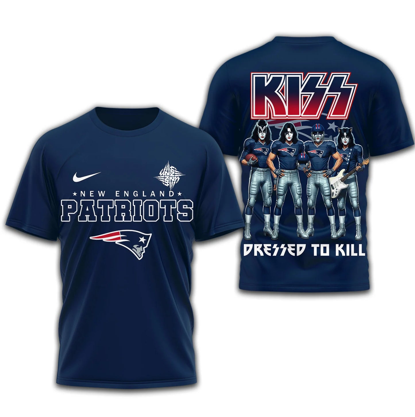 LIMITED EDITION - NEW CUSTOMIZED NFL27 NEP NEW ENGLAND PATRIOTS T-SHIRT | MULTIPLE COLORS AVAILABLE