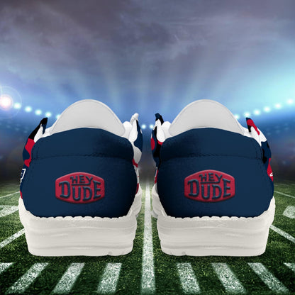 LIMITED EDITION - NEW CUSTOMIZED NFL27 NEP NEW ENGLAND PATRIOTS LOAFER SHOES