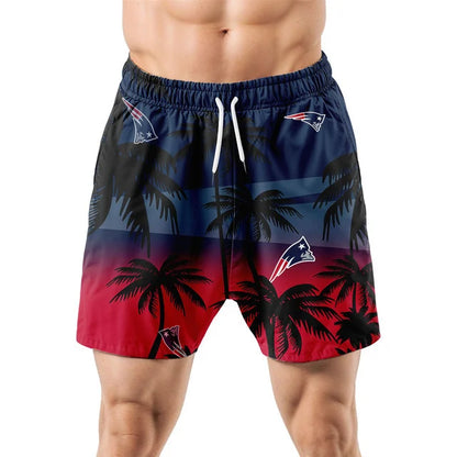 LIMITED EDITION - NEW CUSTOMIZED NFL27 NEP NEW ENGLAND PATRIOTS UNISEX HAWAIIAN SHIRT & SHORTS SET