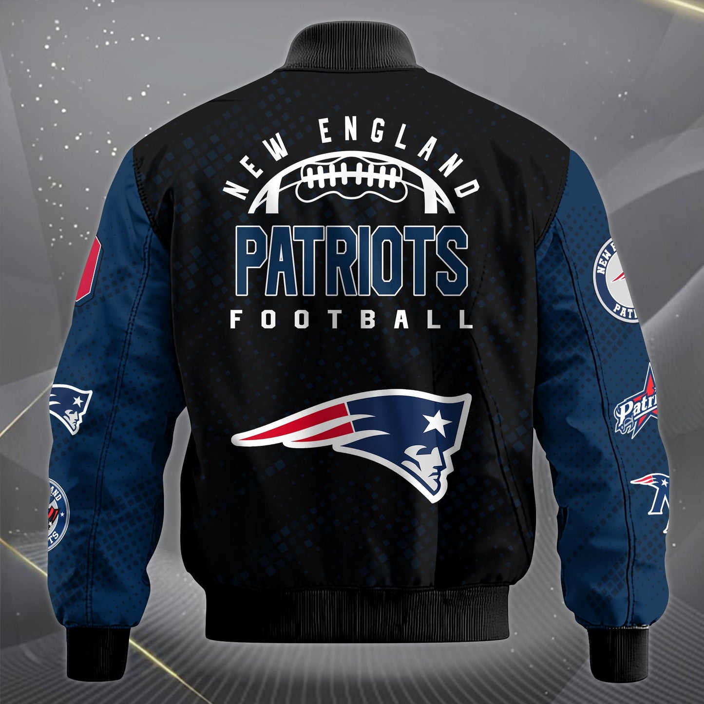 LIMITED EDITION - NEW CUSTOMIZED NFL27 NEP NEW ENGLAND PATRIOTS SATIN VARSITY JACKET & LONG PANTS