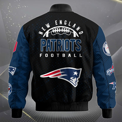 LIMITED EDITION - NEW CUSTOMIZED NFL27 NEP NEW ENGLAND PATRIOTS SATIN VARSITY JACKET & LONG PANTS