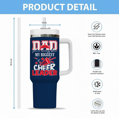 [SPECIAL OFFER] NEW CUSTOMIZED NFL27 NEP NEW ENGLAND PATRIOTS 40OZ TUMBLER