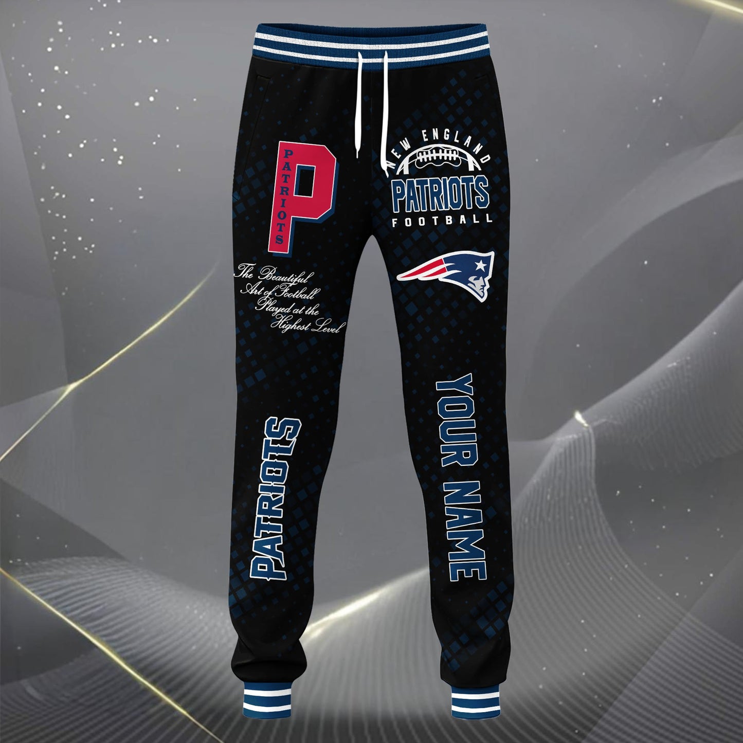 LIMITED EDITION - NEW CUSTOMIZED NFL27 NEP NEW ENGLAND PATRIOTS SATIN VARSITY JACKET & LONG PANTS